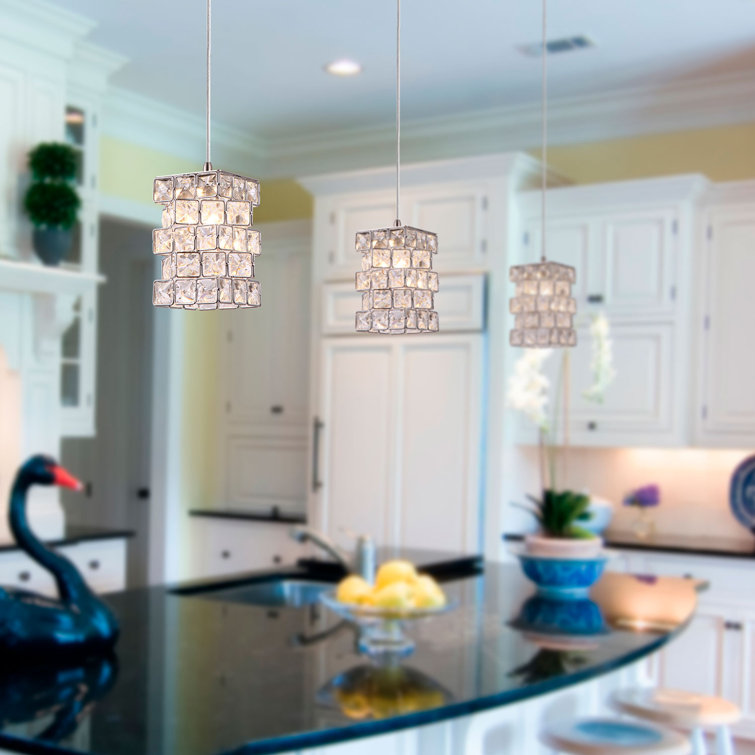 Mercer41 Tidwell 3Light Kitchen Island Linear LED Pendant & Reviews